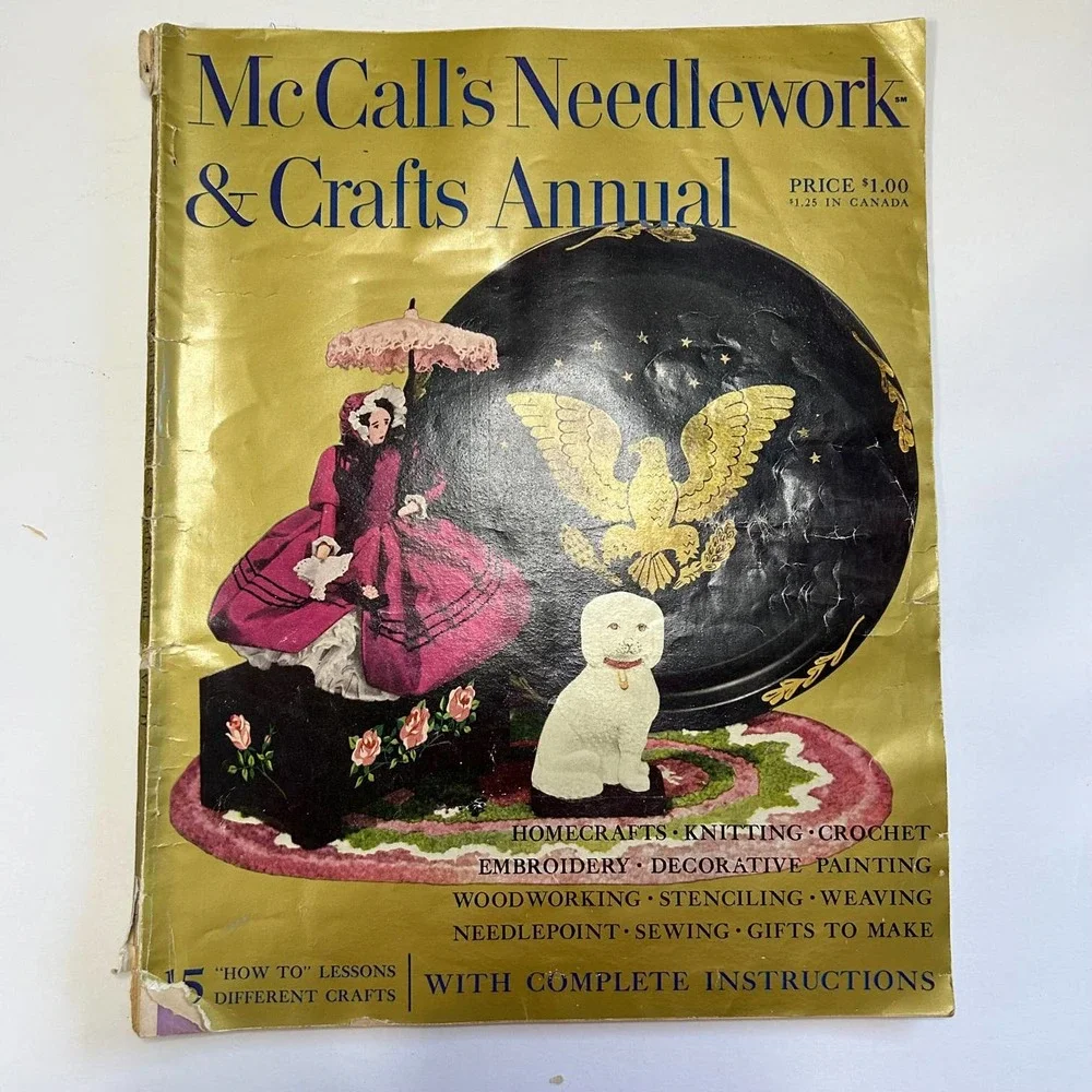 Vintage 1951 Mccalls‎ Needlework & Crafts Annual Volume II Magazine